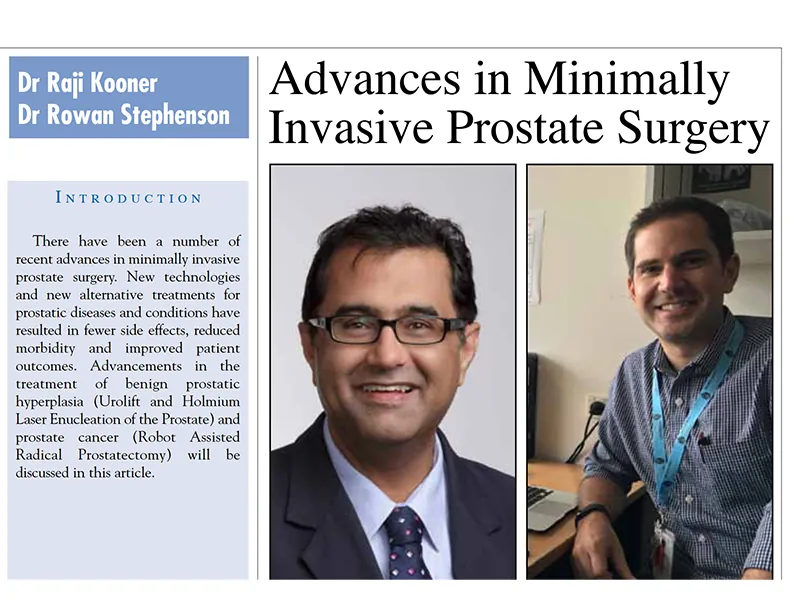 Minimally invasive prostate surgery review article