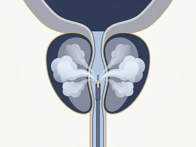 Rezum water vapour therapy for BPH illustration