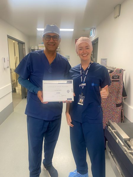UroLift 150 procedure recognition certificate