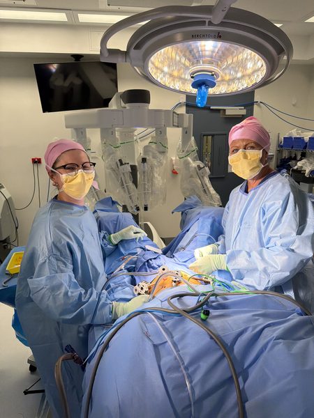 Operating team in theatre